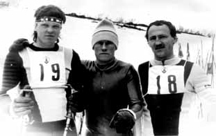 слева направо мастера спорта: Зегеров Владимир, Борисов Валерий, Кольцов Сергей
